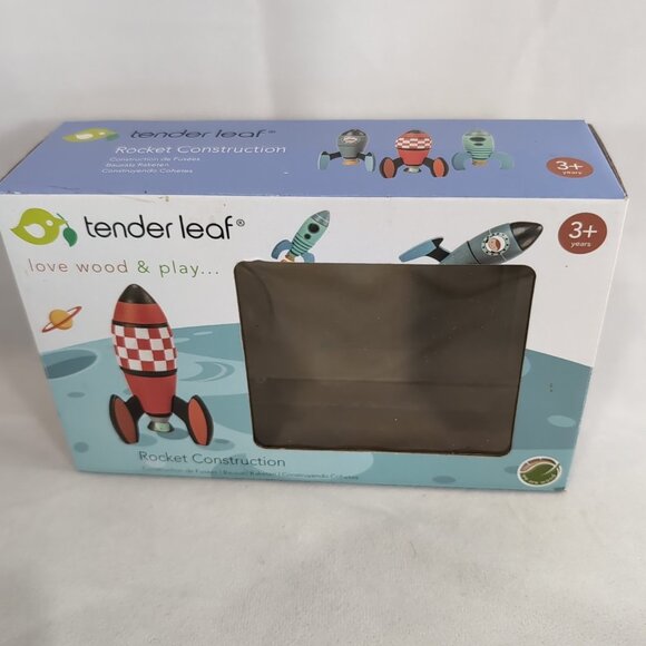 Tender Leaf Toys 3 Rocket Construction Wood Puzzle 2020 21 Wooden PartsTL8335 3+ - Picture 6 of 9